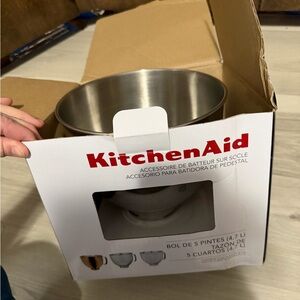 KitchenAid Stainless Steel Mixing Bowl - Silver